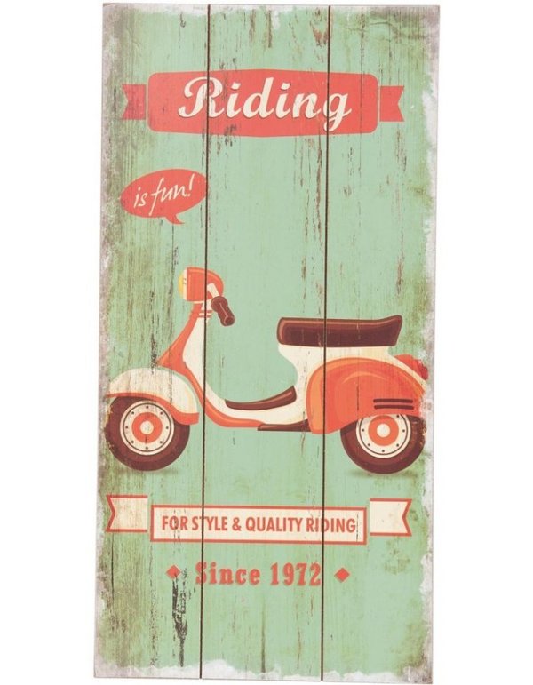 Clayre & Eef Holzschild "riding"