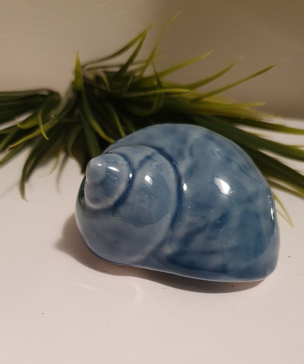 Muschel Keramik "blau"